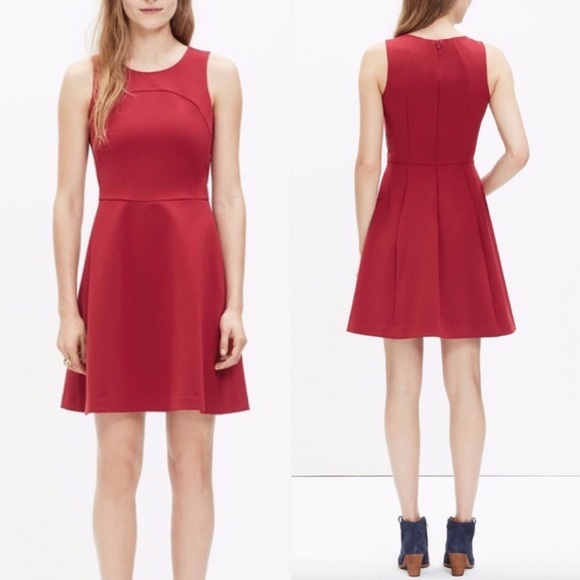 NEW - Madewell Adore Red Wine Dress - size 6 - Picture 1 of 5